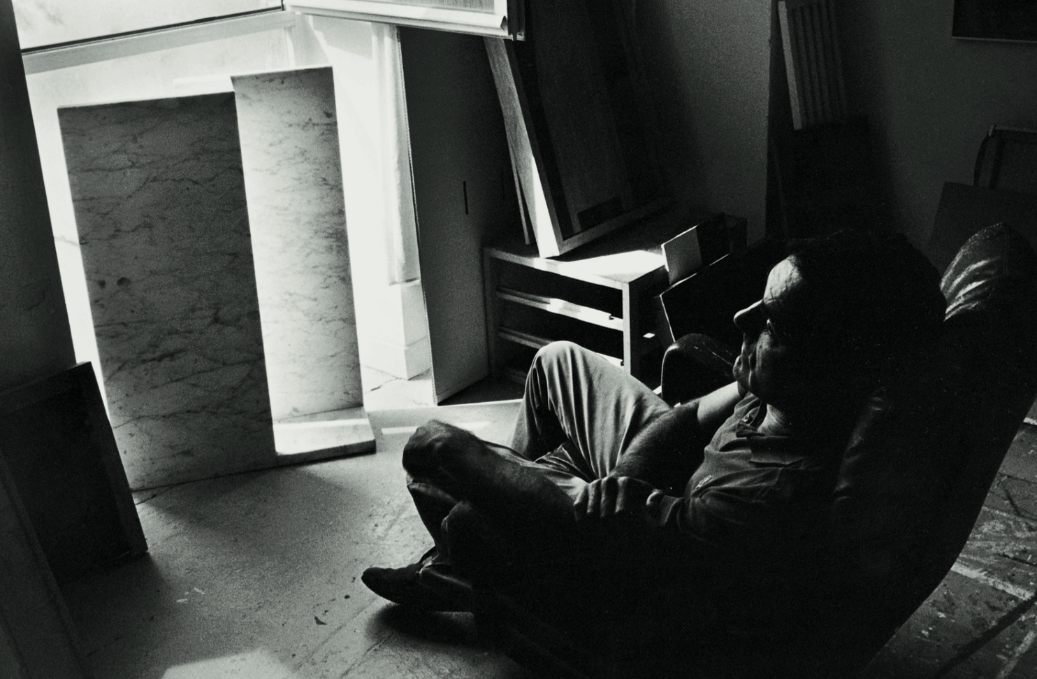 Eugenio Ortiz Miguel en su taller